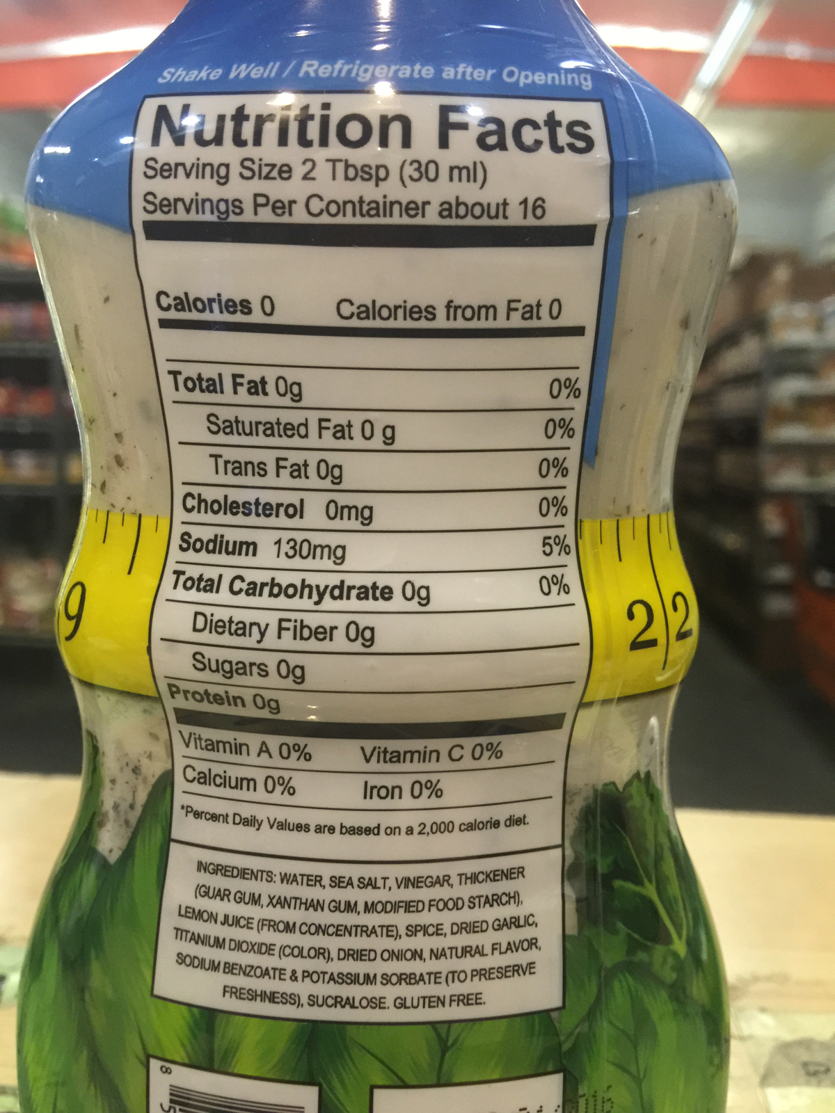 3 Zeros Zero Carb Zero Calorie Ranch Dressing 16oz – Lo Carb U