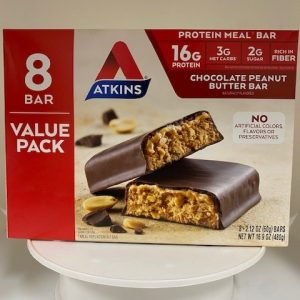 Atkins Advantage Chocolate Peanut butter Bar Box of 8