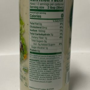 Walden Farms Low Carb/Low Cal Ranch Dressing