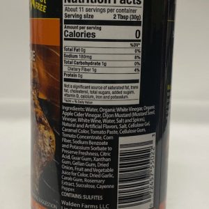 Walden Farms Low Carb/Low Cal Honey Bbq Sauce