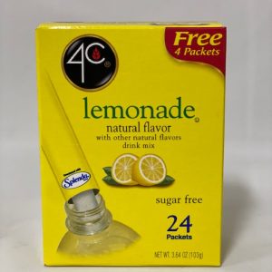 4C Foods Low Carb Lemonade Drink Mix 24 Packets