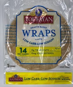 Toufayan Large Low Carb Wraps 9"