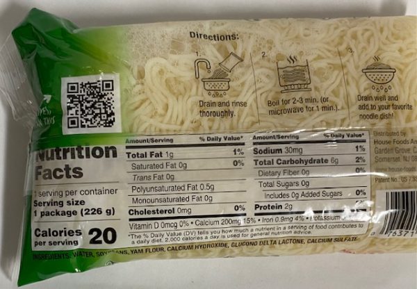 House Foods 20 Pack of Tofu Shirataki Angel Hair Noodles