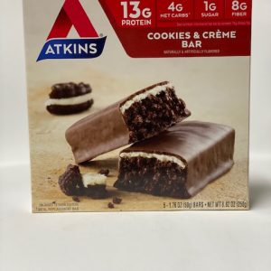 Atkins Advantage Cookies N Cream Bar box of 5