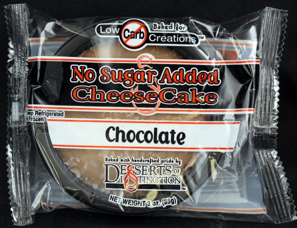 Desserts of Distinction Low Carb Chocolate Cheesecakes Pack of 6 (Choose Overnight Shipping only)