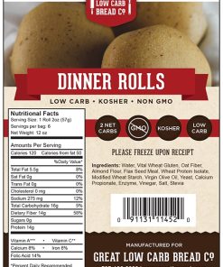 Great Low Carb Dinner Rolls bags