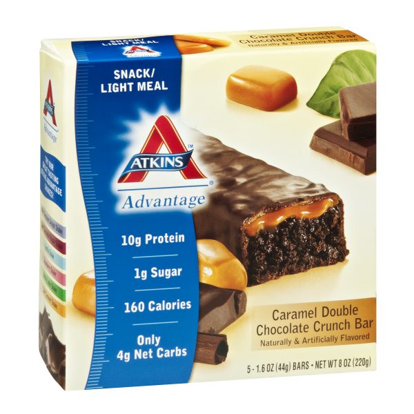 Atkins Advantage Double Chocolate Crunch Caramel Box of 5 bars
