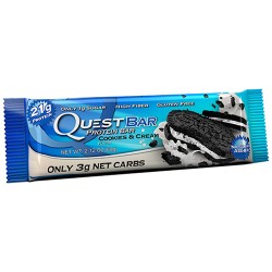 Quest Bar Low Carb Cookies n Cream Bar
