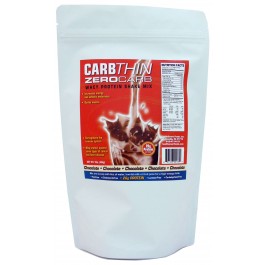 Carbthin Zero Carb Chocolate Whey Protein Shake Mix 1lb