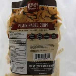 Great Low Carb Bagel Chips Plain 4oz