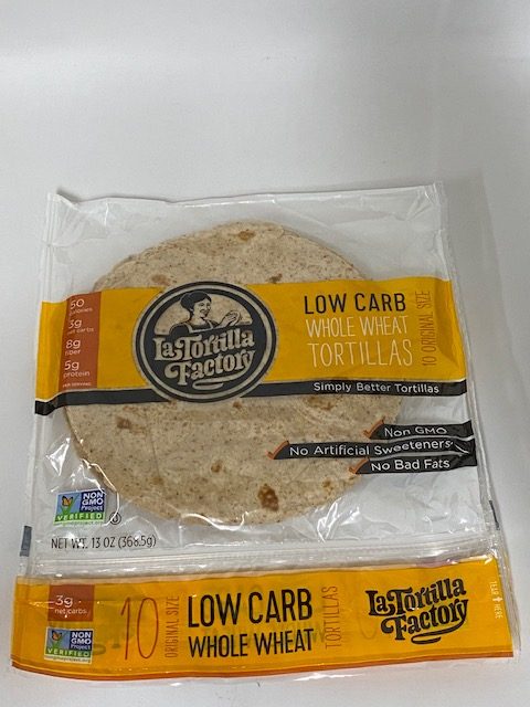 Low Carb Whole Wheat Tortillas