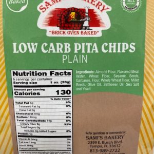 Samis Low Carb Pita Chips 6oz