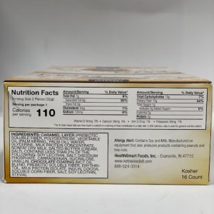 KETO WISE CHOCOLATE COVERED CARAMELS FAT BOMBS 1.20 OZ