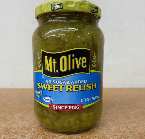 Mt. Olive No Sugar Added Sweet Relish 16oz.