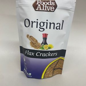 Foods Alive Low Carb Flax Crackers Original