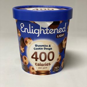 ENLIGHTENED NO SUGAR ADDED BROWNIES AND COOKIE DOUGH ICE CREAM PINT PICKUP ONLY