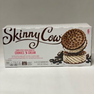 SKINNY COW NO SUGAR ADDED COOKIES N CREAM Sandwich In store only