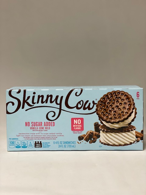 Skinny Cow No Sugar Added Vanilla Sandwich PICKUP ONLY NO ORDER