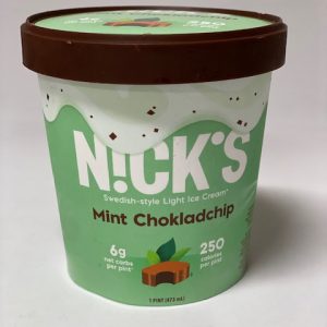 NICKS ICE CREAM MINT CHOKLAD CHIP PINT NOT AVAILABLE ONLINE
