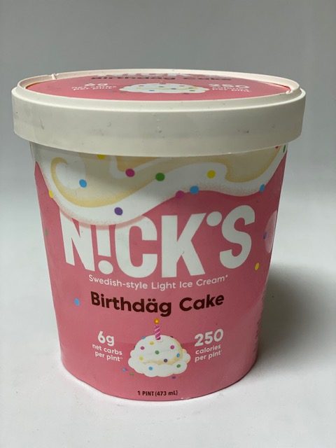 NICKS ICE CREAM BIRTHDAY CAKE PINT IN STORE ONLY NO DELIVERY
