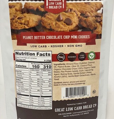 Great Low Carb Mini Cookies 64g