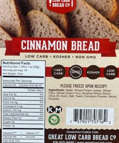 Great Low Carb Cinnamon Bread
