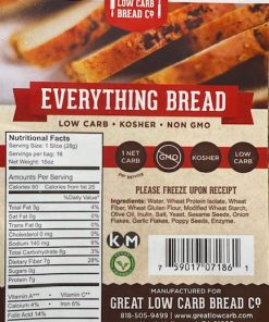 Great Low Carb Everything Bread