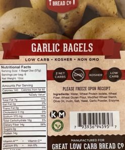 Great Low Carb Garlic Bagels