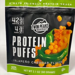 Twin Peaks Jalapeño Cheddar Protein Puffs 2.1 oz