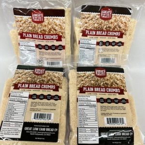 Great Low Carb Plain Bread Crumbs 4 Pack