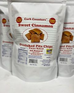 Dixie Diners Low Carb Sweet Cinnamon Pita Chips 4oz Bag (3pack)