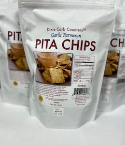 Dixie Diner Pita Chips Garlic Parmesan 6oz (3pack)