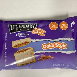 Legendary Foods Tasty Pastry Brown Sugar Cinnamon Flavored 3 Pack