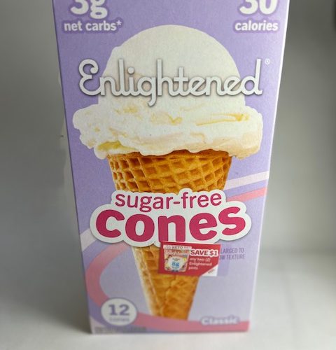 Enlightened Low Carb Sugar free cones