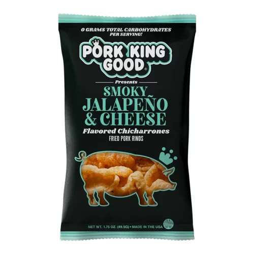 Pork King Good Smokey Jalapeno & Cheese Pork Rinds 1.75oz