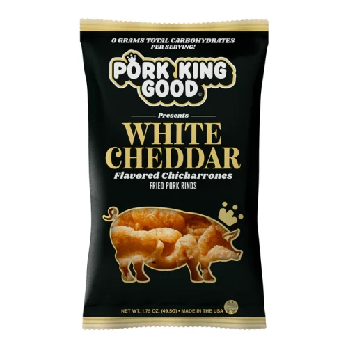 Pork King Good White Cheddar Pork Rinds 1.75oz