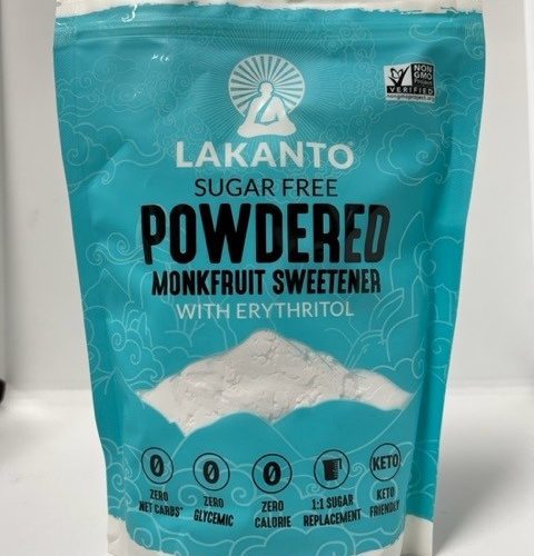 Lakanto Powdered Monkfruit Sweetener with Erythritol 1 lb