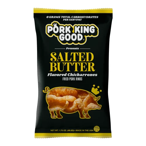 Pork King Good Salted Butter Flavored Pork Rinds 1.75oz