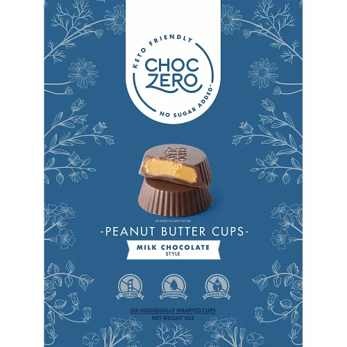 ChocZero Keto Peanut Butter Cups Milk Chocolate