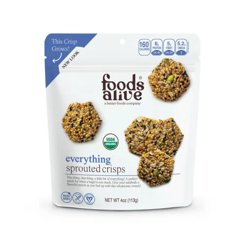 Foods Alive Low Carb Flax Crackers